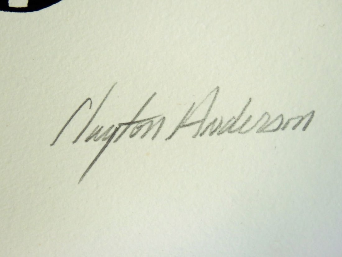 ABSTRACT LITHOGRAPH SIGNED - 5