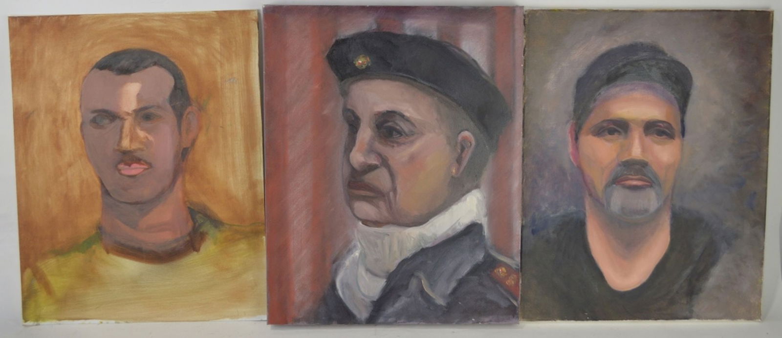 3 PORTRAIT PAINTINGS - 2