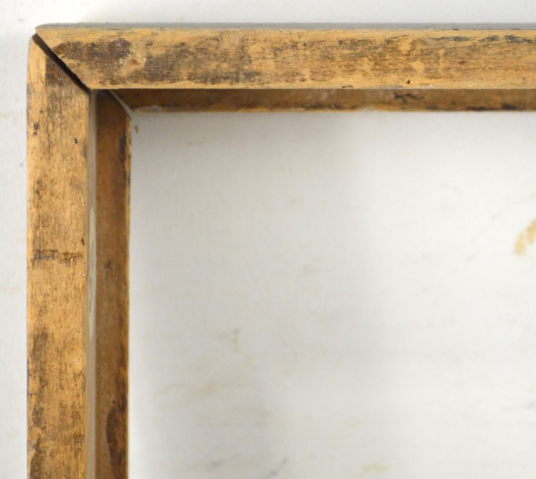 AMERICAN MODERNIST SILVER GILT THIN EDGE FRAME - 5