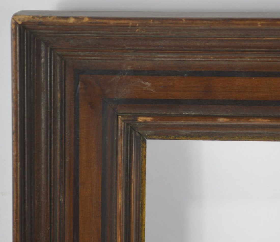 ANTIQUE OLD MASTER INLAID CASSETTA FRAME - 2