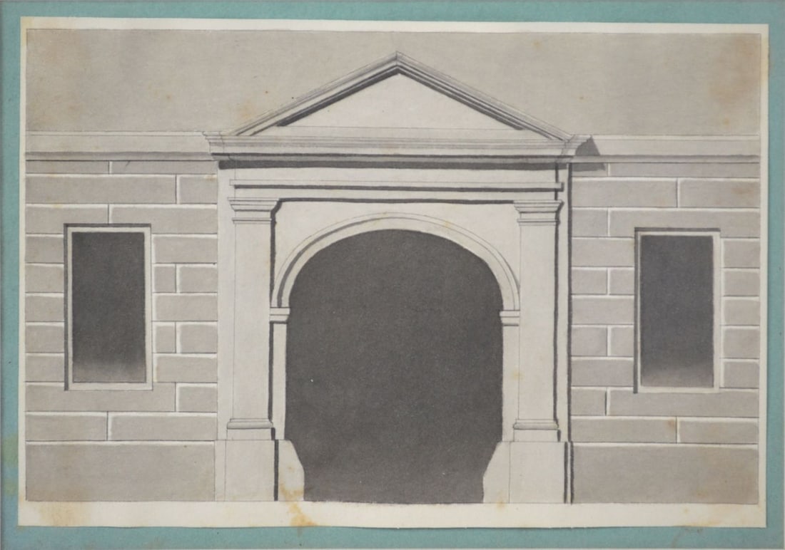 2 FINE ANTIQUE ARCHITECTURAL PAINTINGS - 3