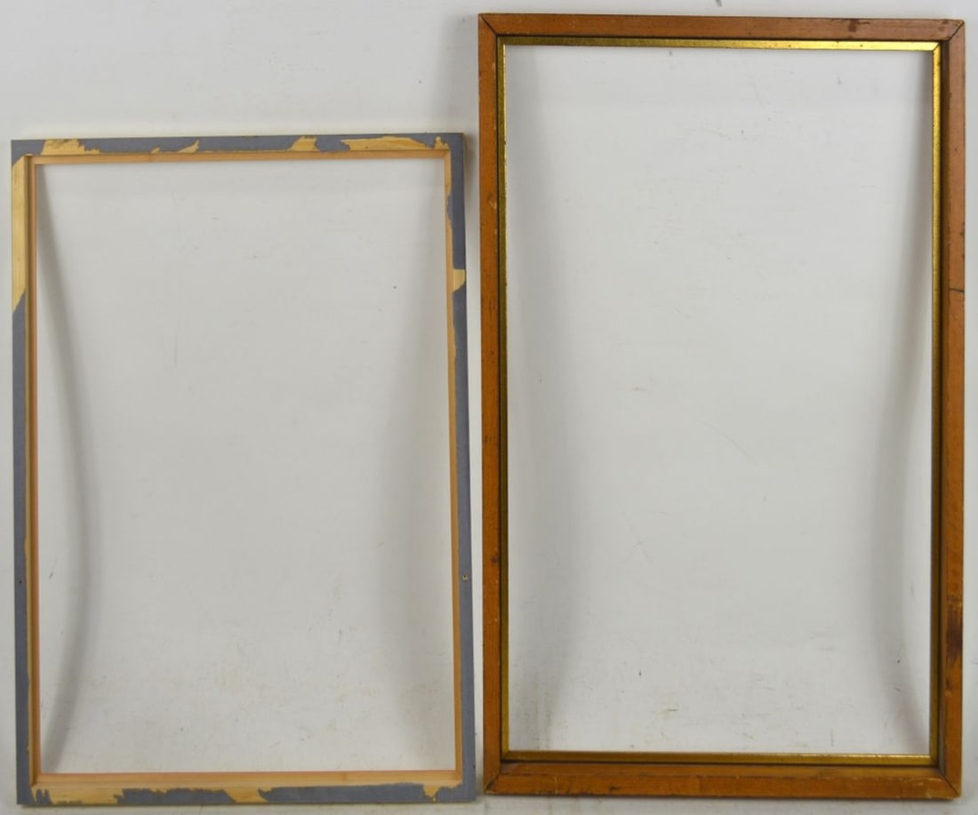 2 MODERNIST FRAMES ONE SILVER ONE GILT EDGE - 3