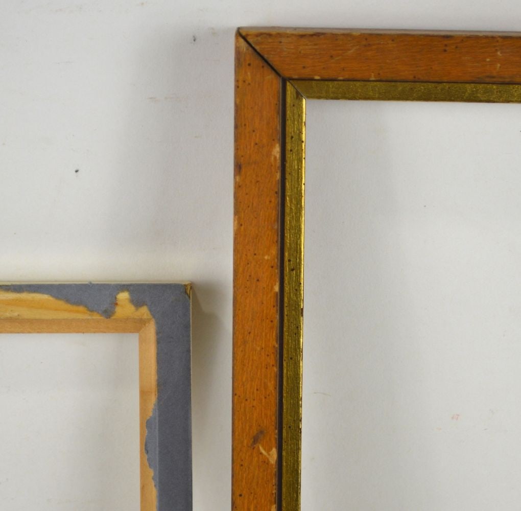 2 MODERNIST FRAMES ONE SILVER ONE GILT EDGE - 4