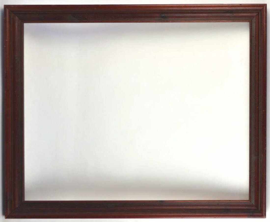 AMERICAN GALLERY PAINTING FRAME: A vintage American channel carved painting frame. Measures: 31 1/2" x 25 1/4" Rabbet: 28 1/8" x 21 3/4"