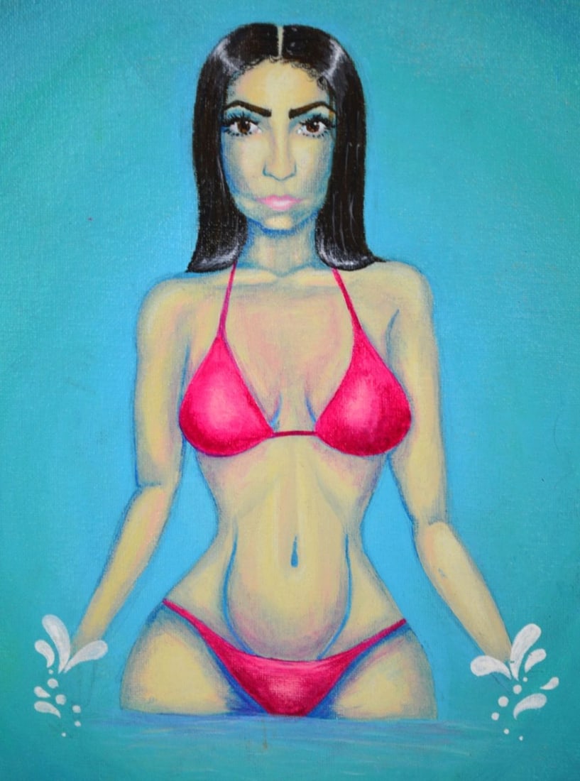 MODERNIST PAINTING SIGNED - 2