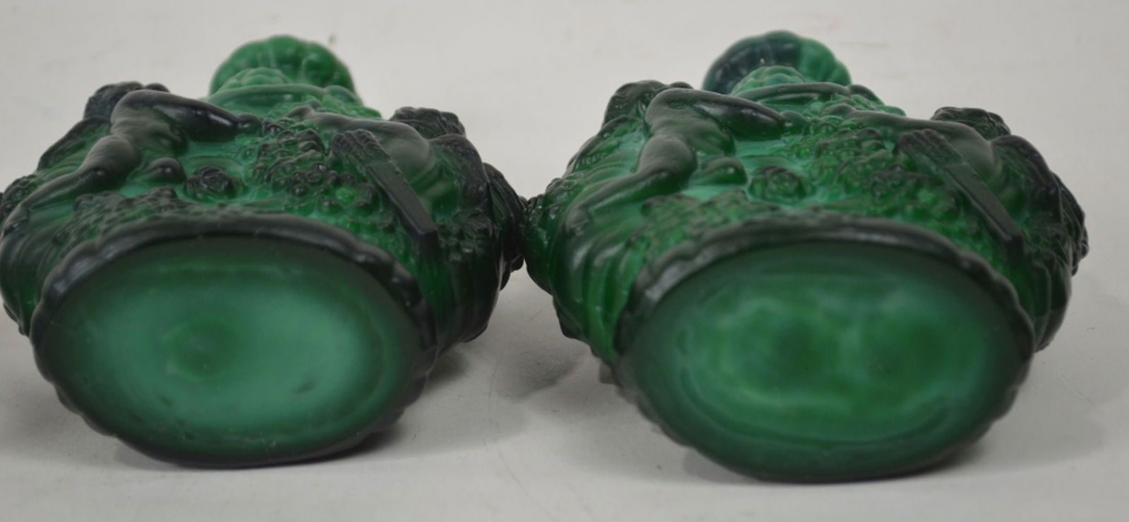 PR MALACHITE ART DECO PERFUME BOTTLES (2) - 5