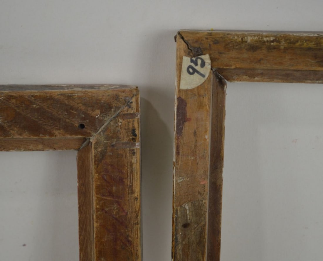 2 ITALIAN CARVED GILT FRAMES - 4
