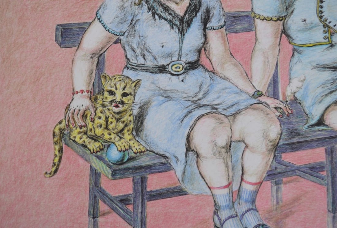 FRENCH SCHOOL MODERNIST LITHOGRAPH - 3