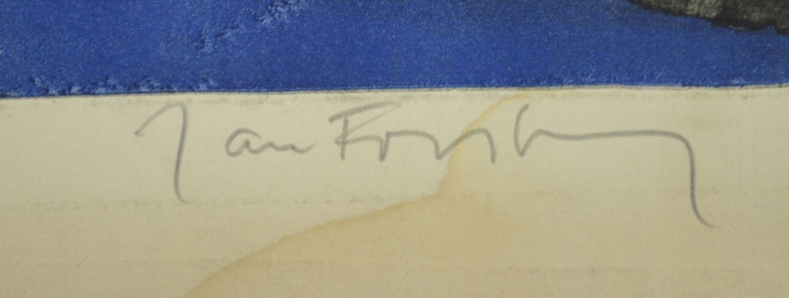 MODERN ABSTRACT LITHOGRAPH SIGNED - 4