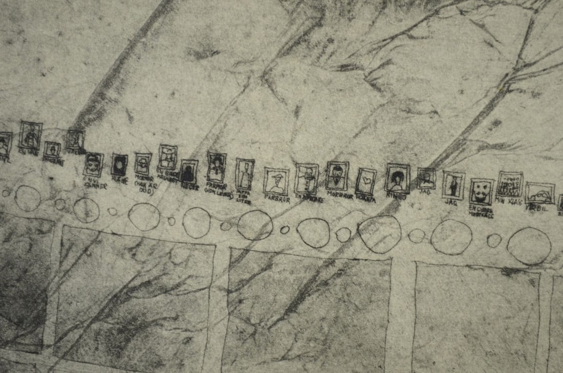 MODERN ABSTRACT LITHOGRAPH SIGNED - 5