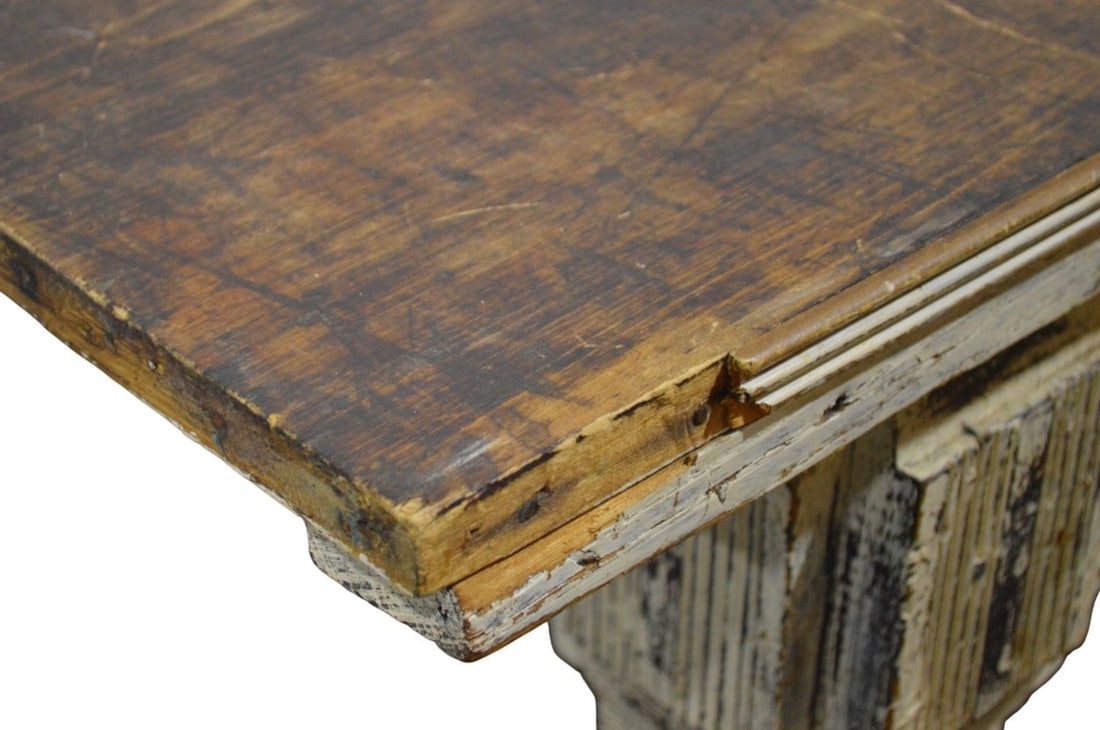 VINTAGE FARMHOUSE DINING / WORK TABLE - 3