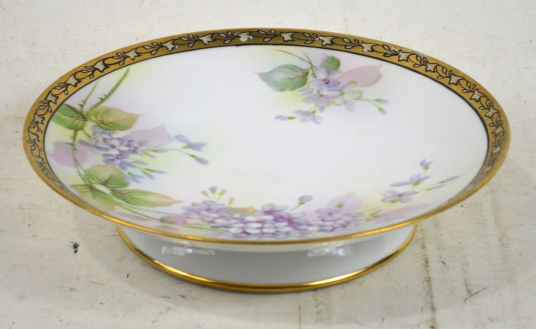 NORITAKE FOOTED SERVING PLATTER - 2
