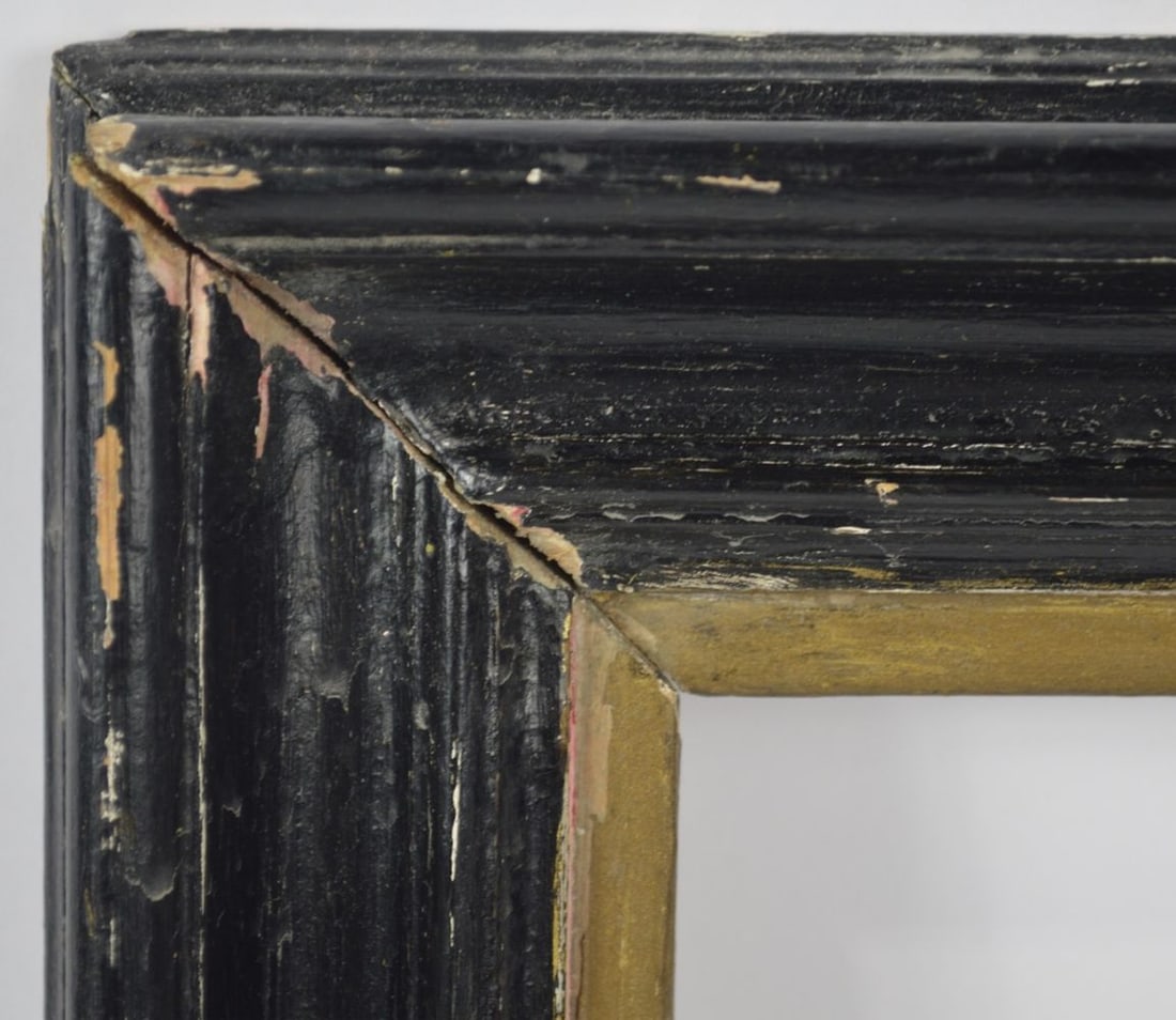 EBONIZED ANTIQUE FRAME - 3