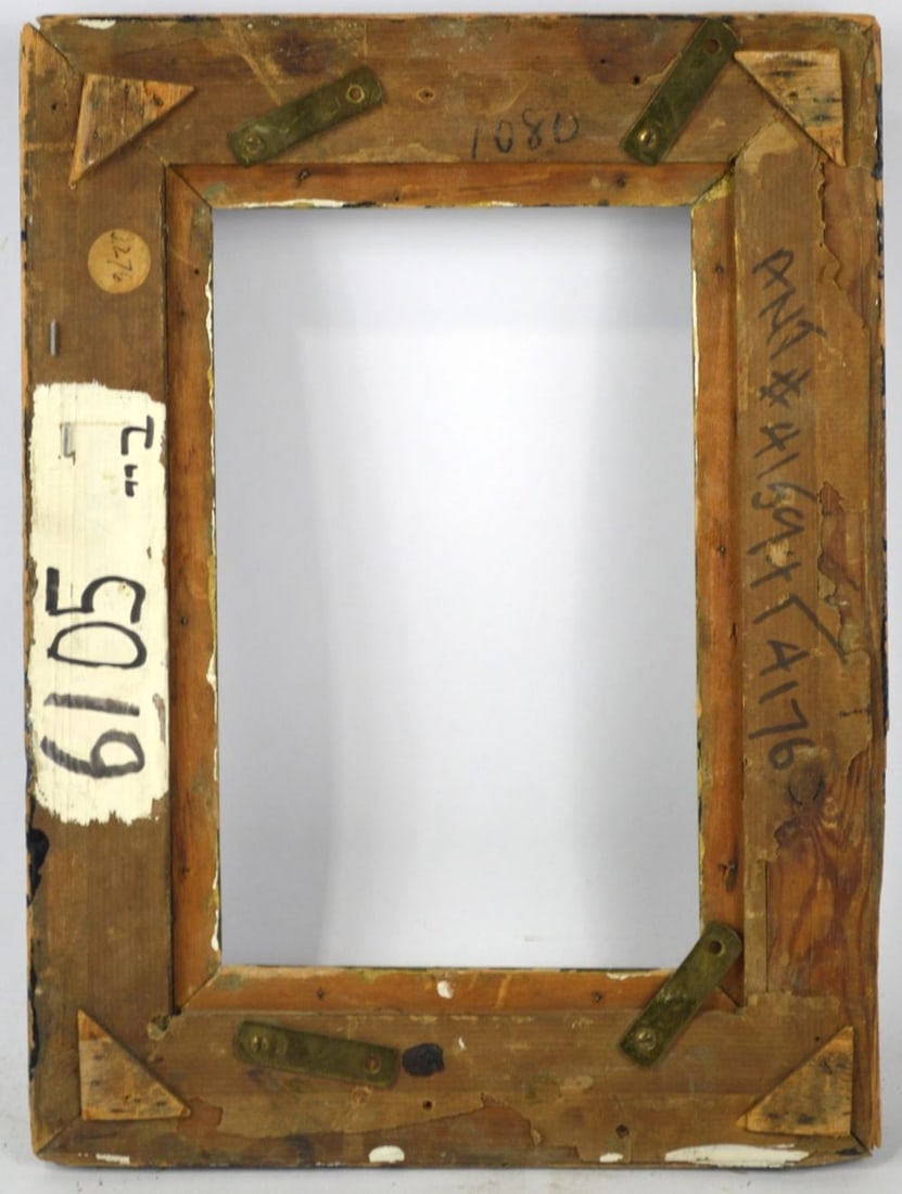 EBONIZED ANTIQUE FRAME - 4