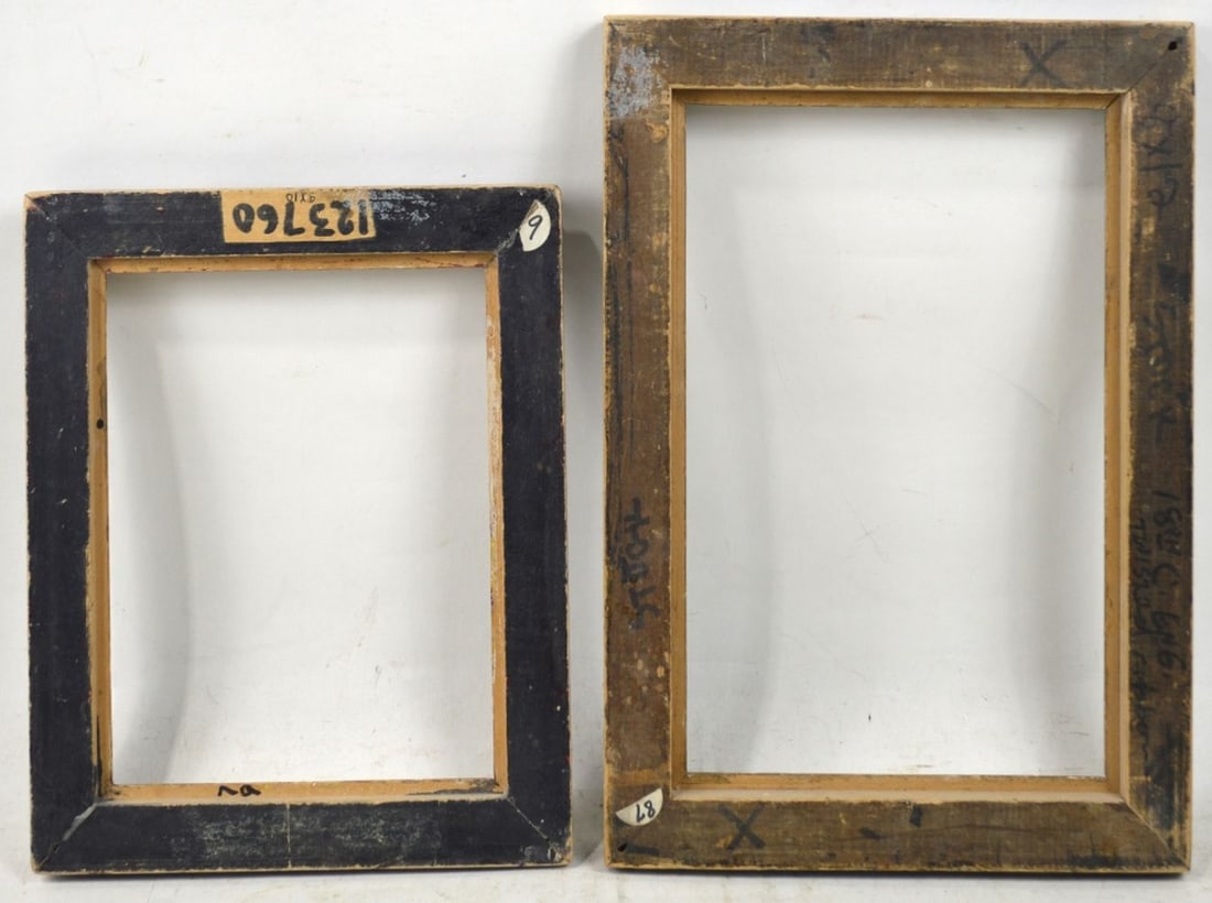 2 ENGLISH FRAMES W GILT INNER EDGES - 3