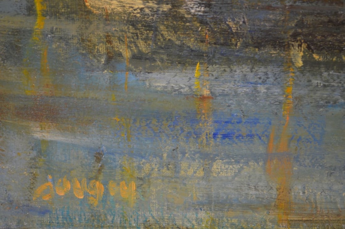 FRENCH IMPRESSIONIST PAINTING SIGNED - 2