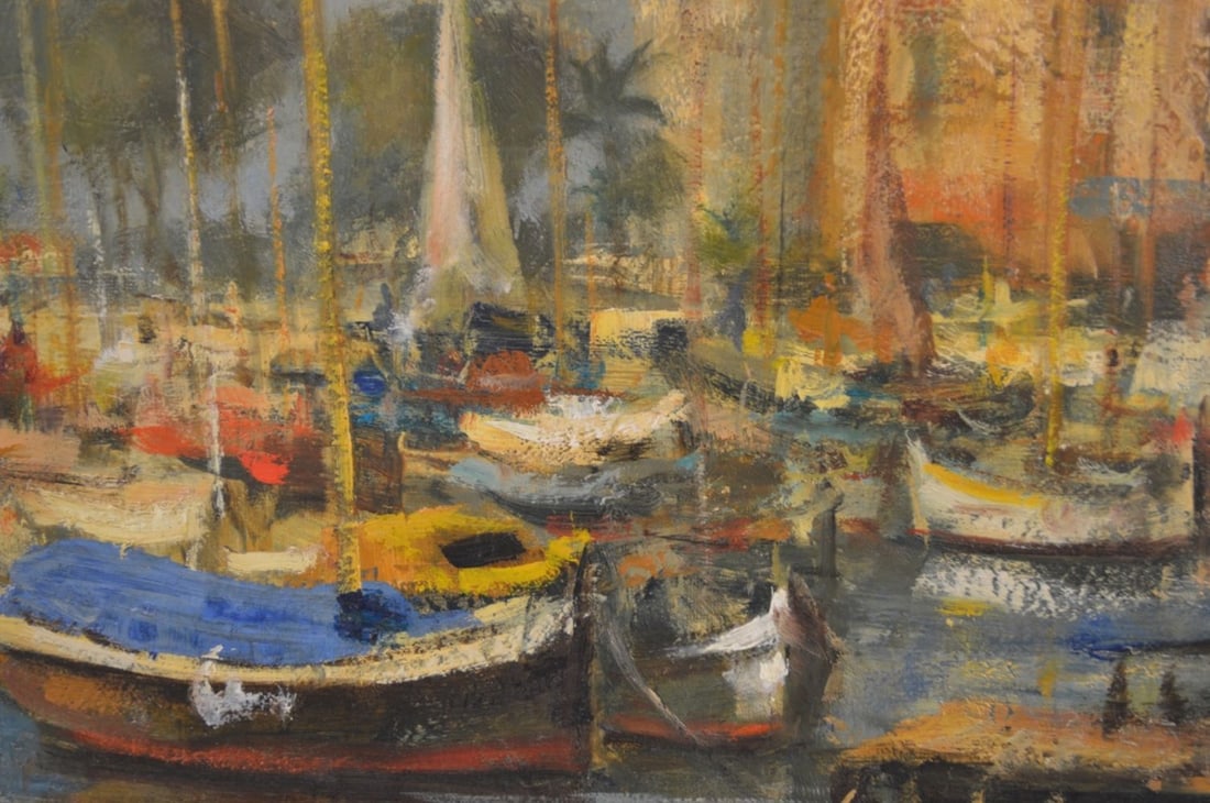 FRENCH IMPRESSIONIST PAINTING SIGNED - 3