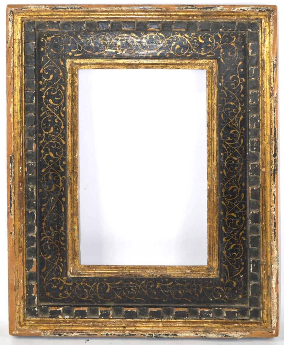 VERY FINE FLORENTINE SCRAFFITO & GILT FRAME (1 of 5)