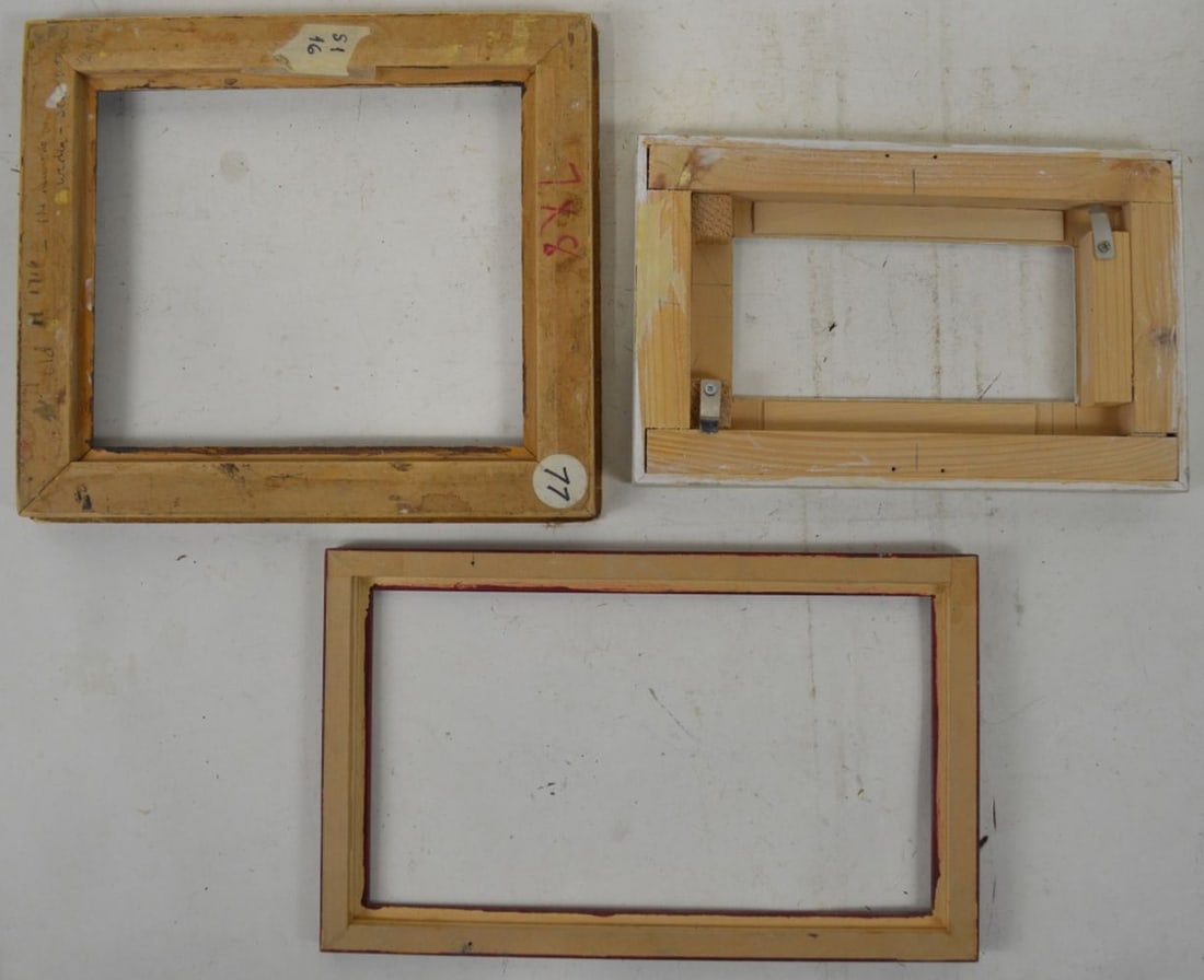 3 AMERICAN MODERNIST MINIATURE / SMALL FRAMES - 5