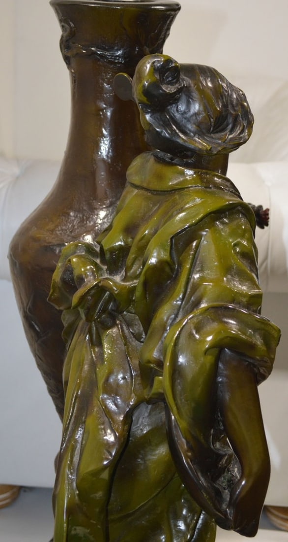 LARGE BRONZE FIGURAL FLOOR SCULPTURE - 3