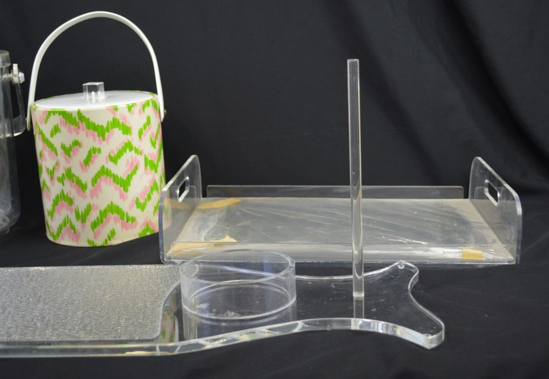 MCM LUCITE GROUPING - 3