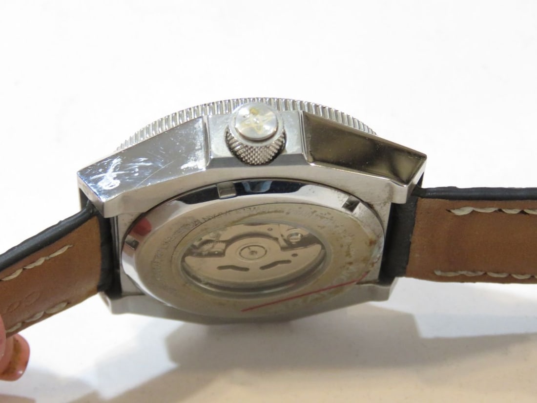 AUTOMATIC DIVE WATCH CROCODILE BAND - 11