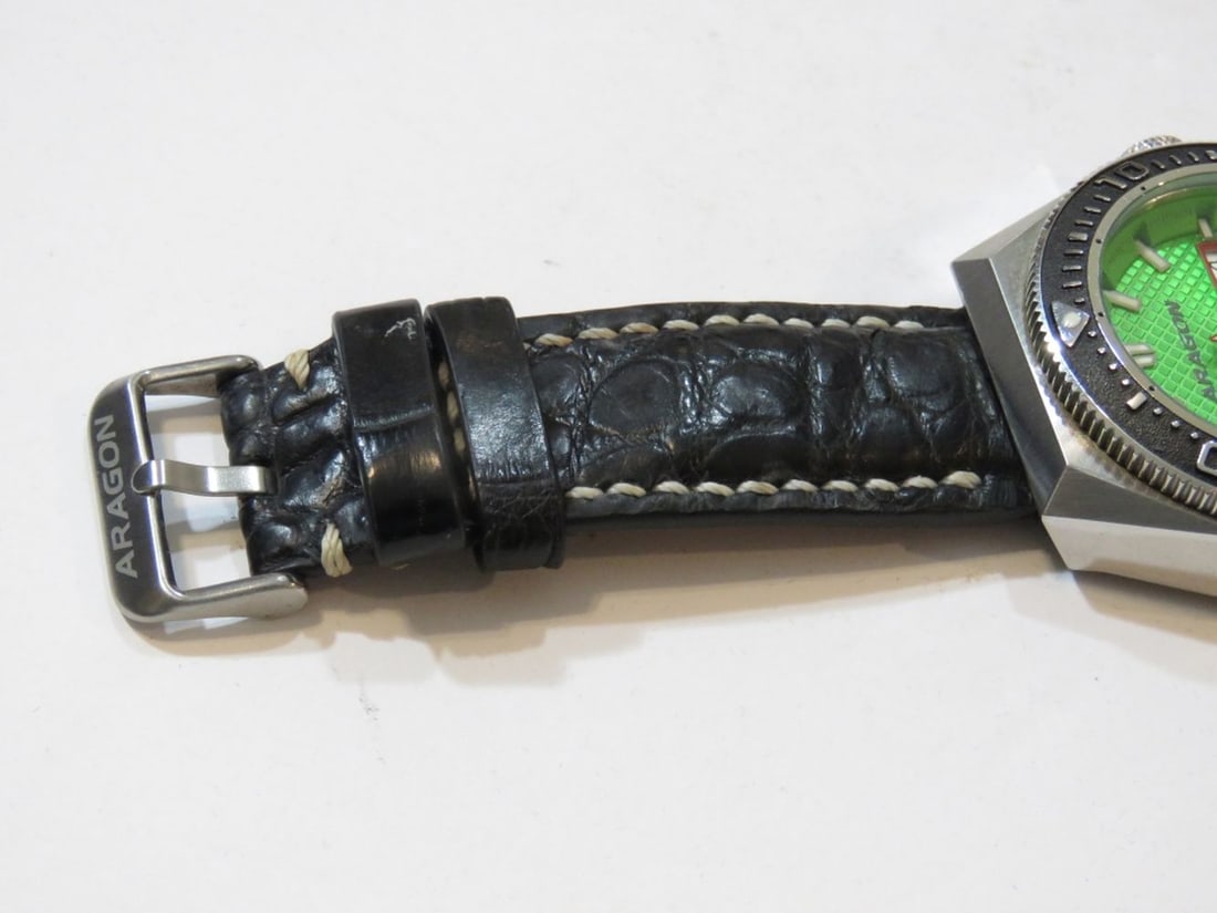 AUTOMATIC DIVE WATCH CROCODILE BAND - 13