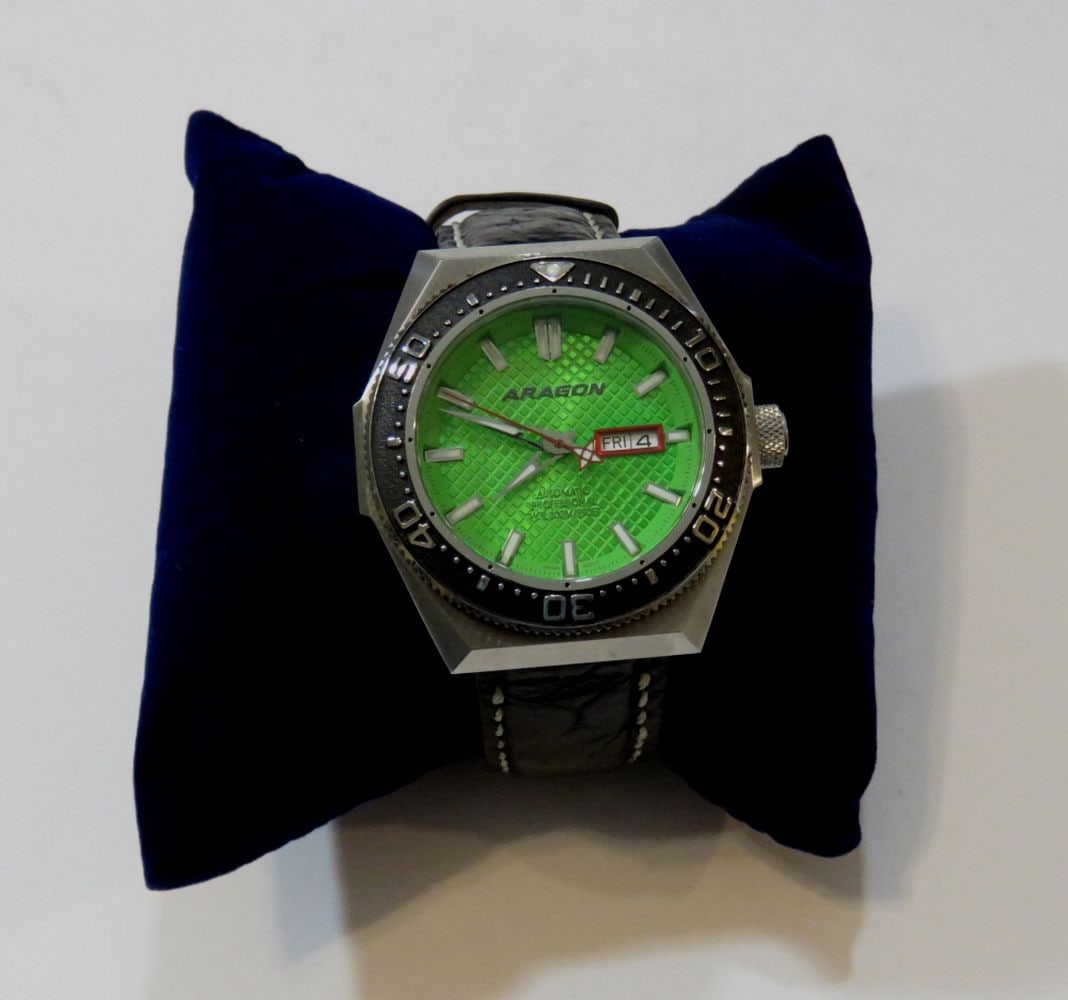 AUTOMATIC DIVE WATCH CROCODILE BAND - 2