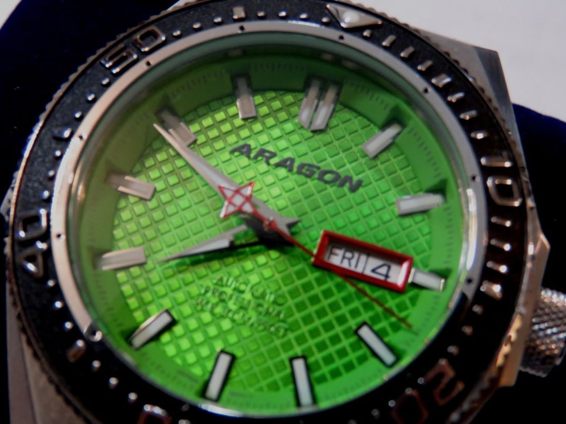 AUTOMATIC DIVE WATCH CROCODILE BAND - 4