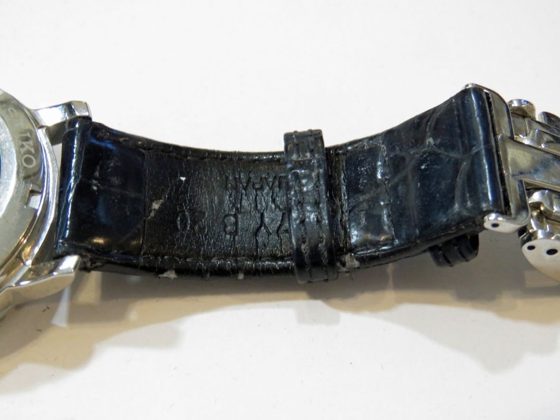 SEIKO ENAMEL DIAL AUTOMATIC POWER RESERVE WATCH - 11