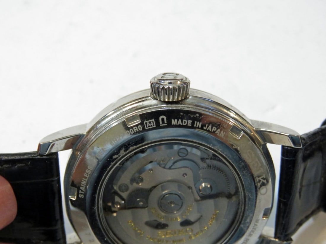 SEIKO ENAMEL DIAL AUTOMATIC POWER RESERVE WATCH - 13