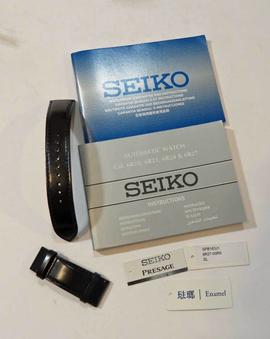 SEIKO ENAMEL DIAL AUTOMATIC POWER RESERVE WATCH - 5