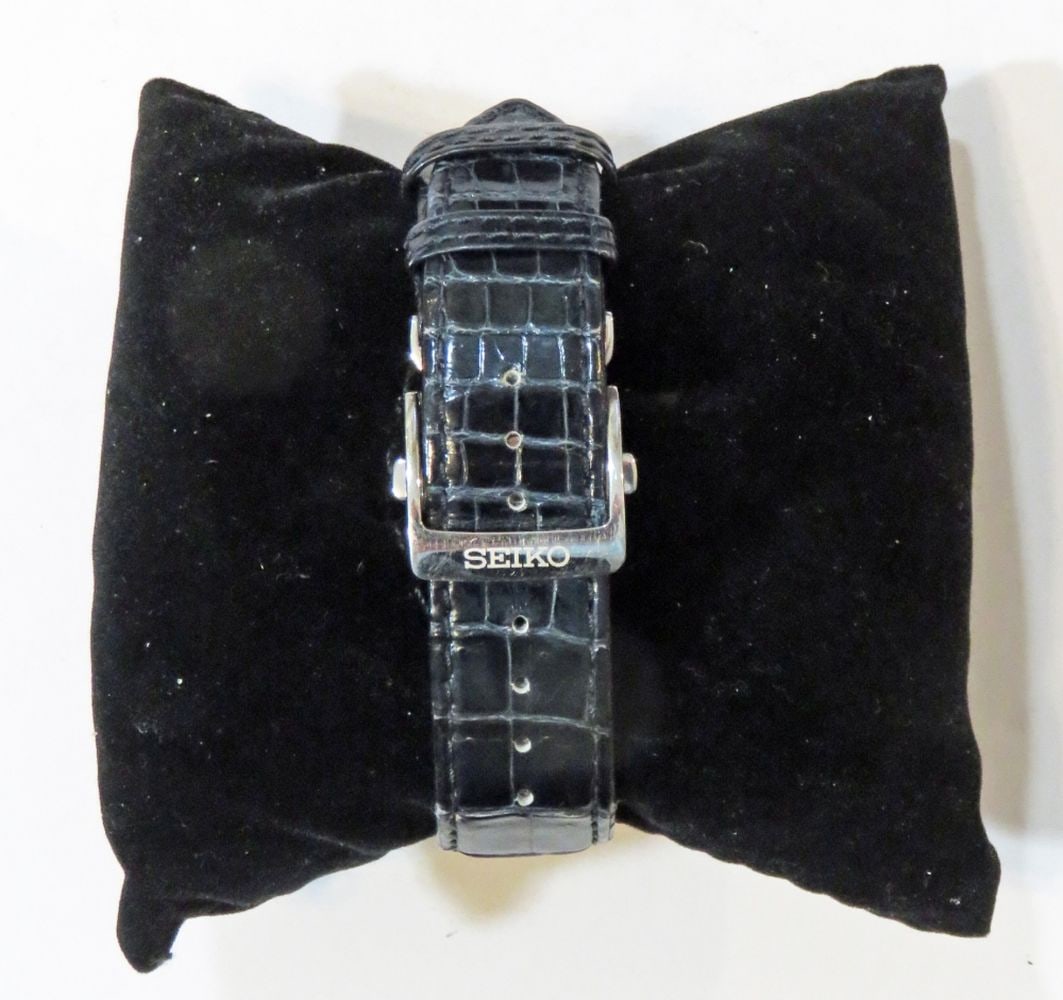 SEIKO ENAMEL DIAL AUTOMATIC POWER RESERVE WATCH - 7