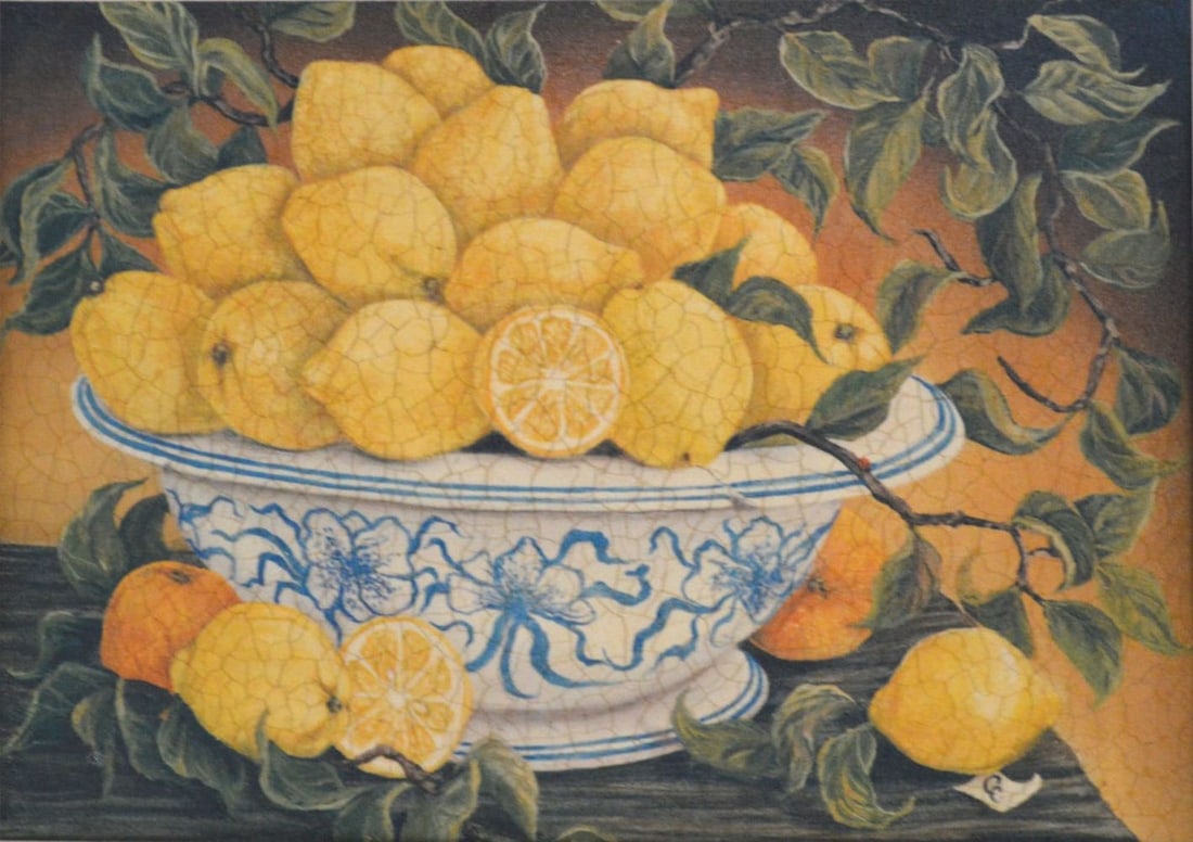 FRUIT STILL LIFE LEMONS - 2