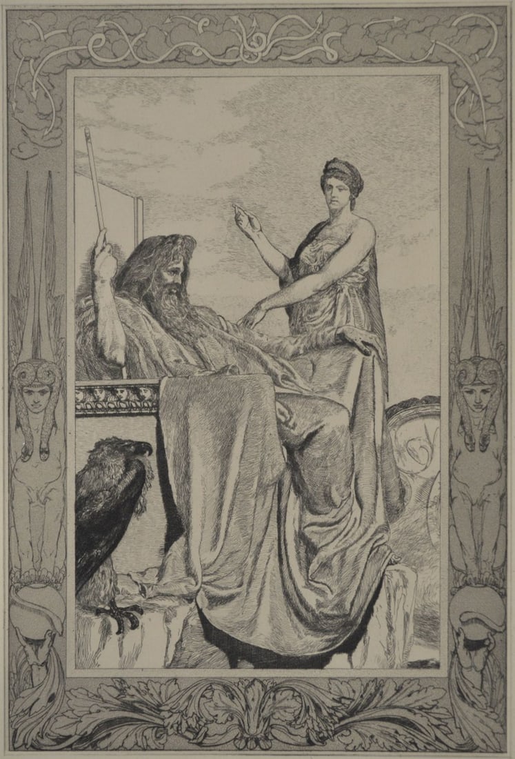 4 MAX KLINGER ETCHINGS AMOR UND PSYCHE - 2