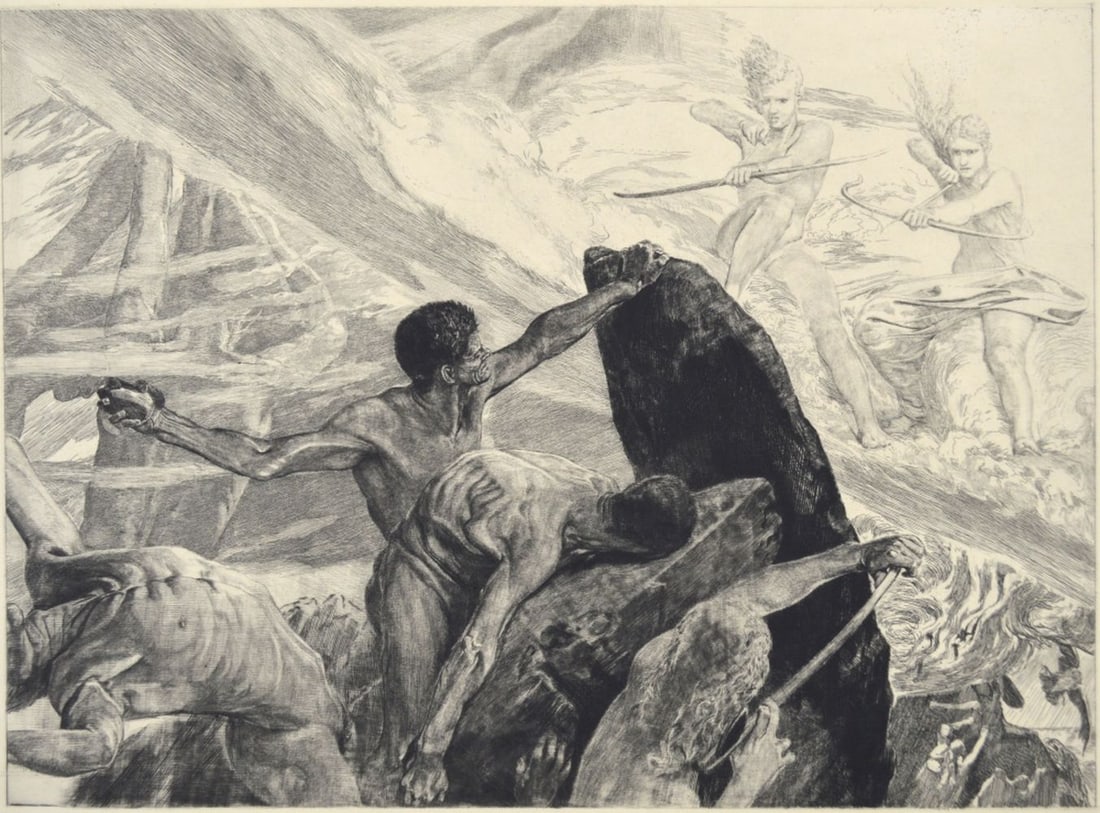 MAX KLINGER TITANS ETCHING - 2