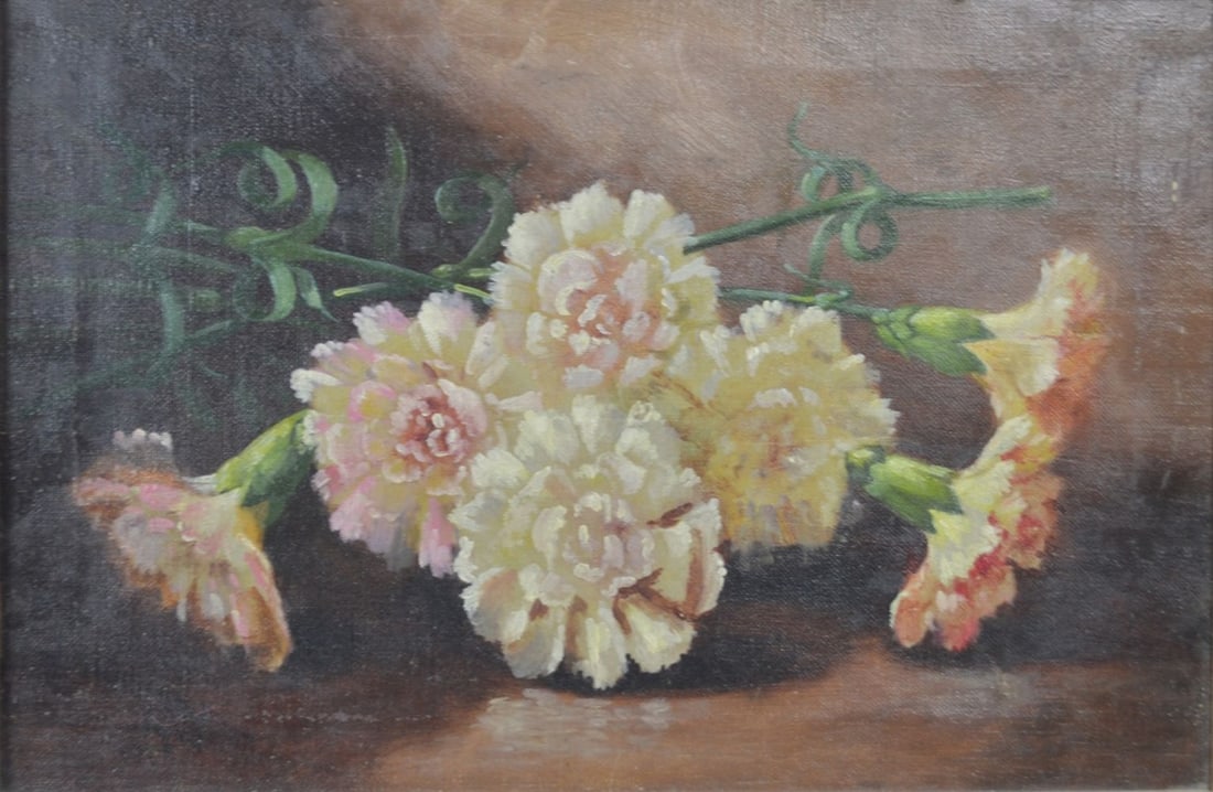 2 ANTIQUE / VINTAGE PAINTINGS FRAMED: 2 Vintage/antique paintings. One a w/c by Richard Ochs the other a good antique still life o/c. Both signed. Measures: Largest 12 1/2" x 17 1/2"