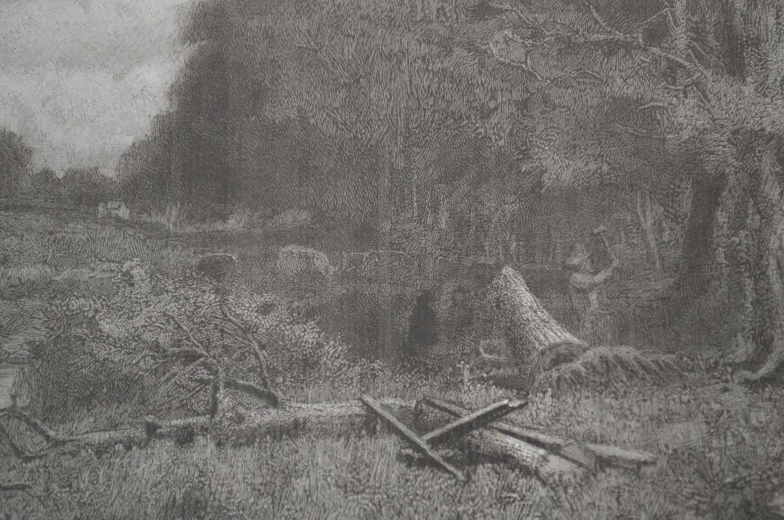 2 CHARLES HENRY MILLER ETCHINGS - 6