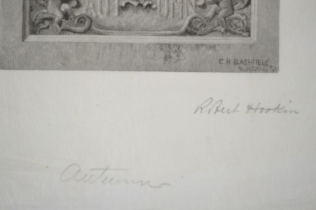 2 ETCHINGS ROBERT HOSKIN (US B. 1842) SIGNED - 5