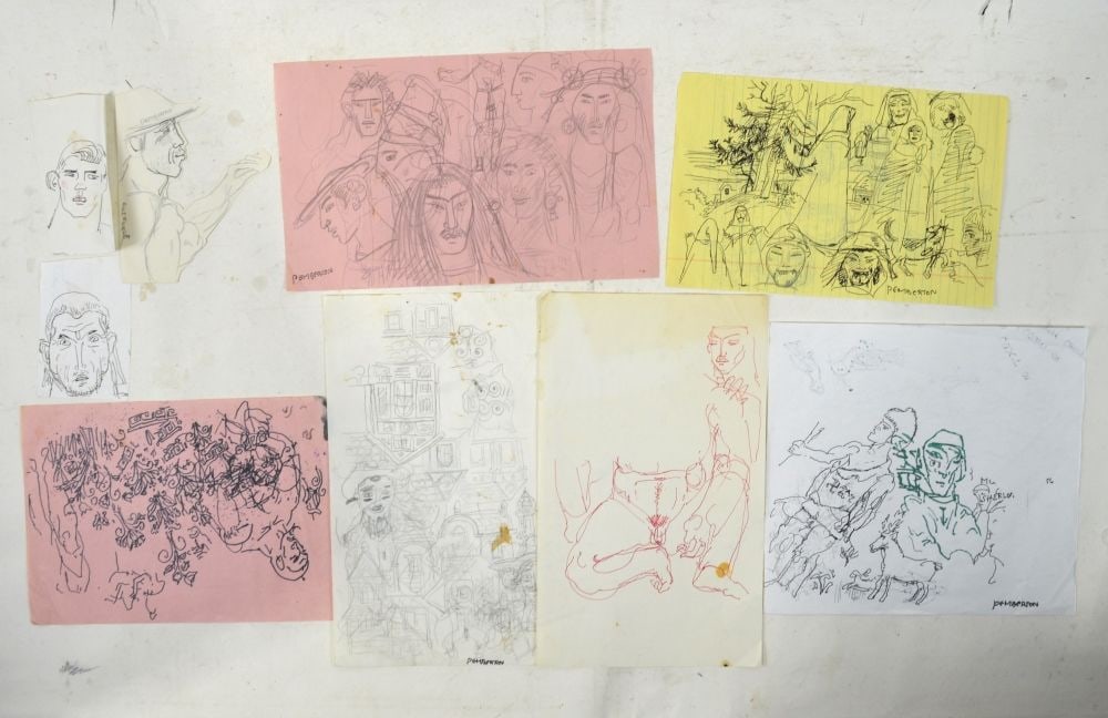 GROUP PEMBERTON DRAWINGS SIGNED - 2