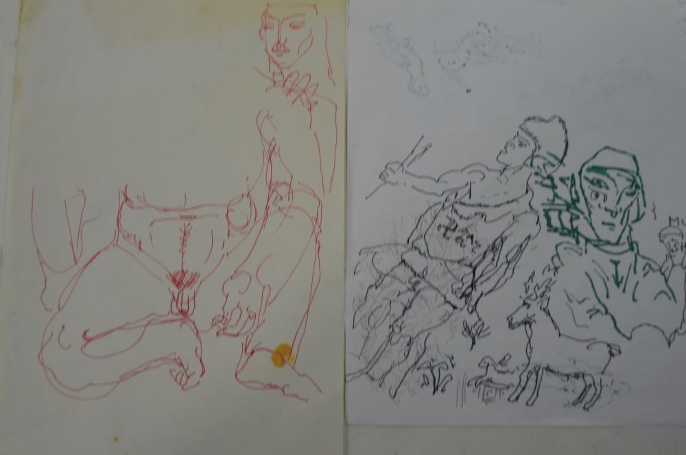 GROUP PEMBERTON DRAWINGS SIGNED - 3