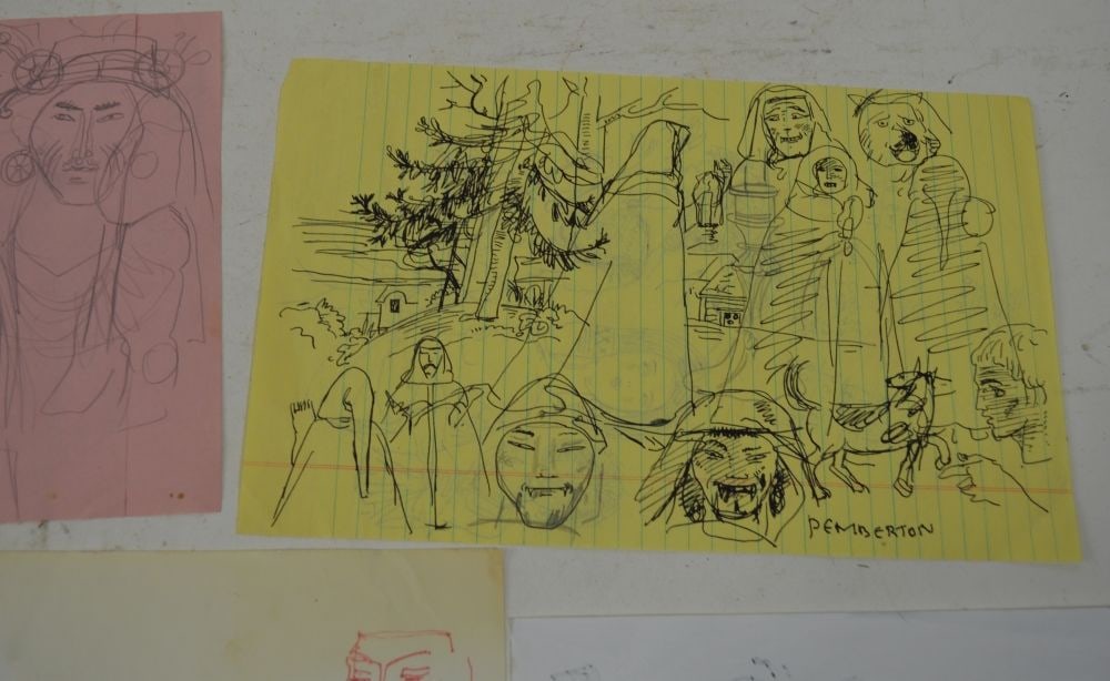 GROUP PEMBERTON DRAWINGS SIGNED - 4