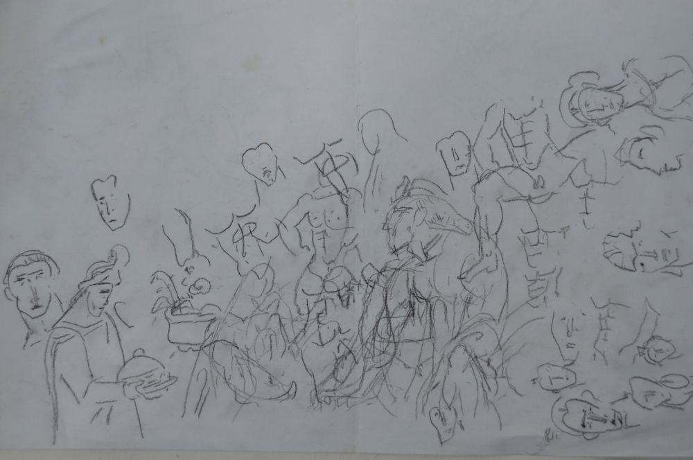 GROUP PEMBERTON DRAWINGS SIGNED - 5