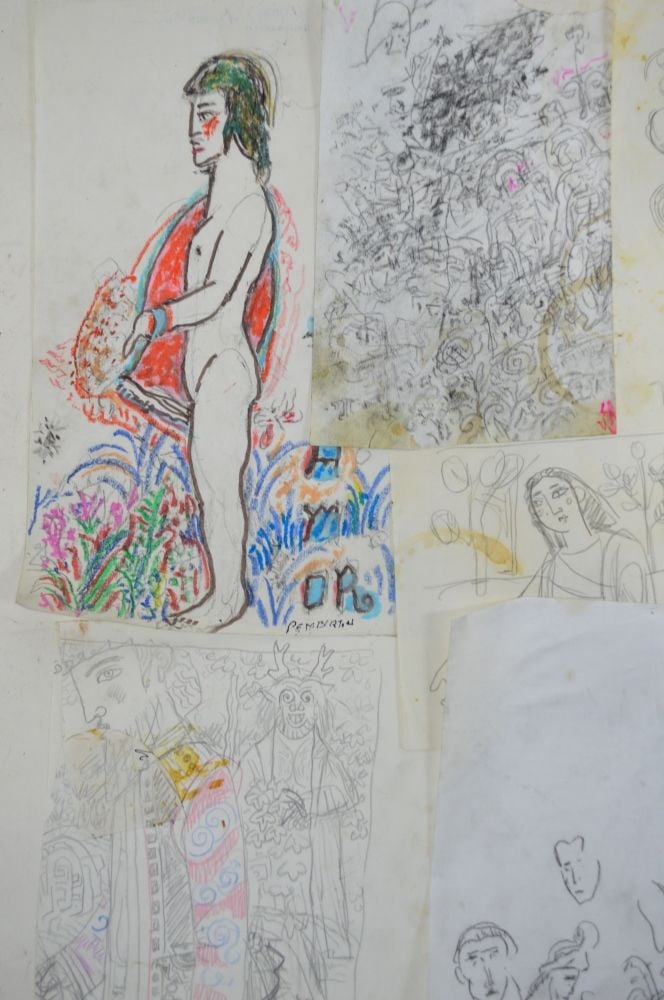 GROUP PEMBERTON DRAWINGS SIGNED - 6