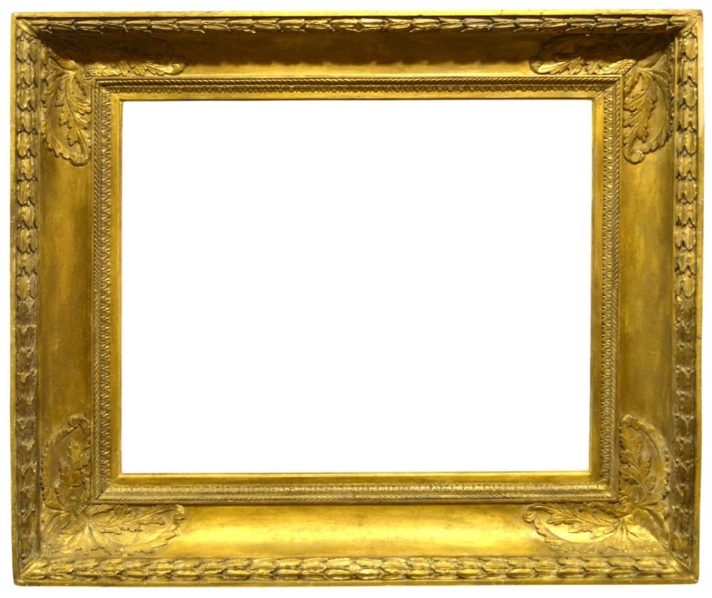 MONUMENTAL ITALIAN ANTIQUE CARVED GILTWOOD FRAME (1 of 8)