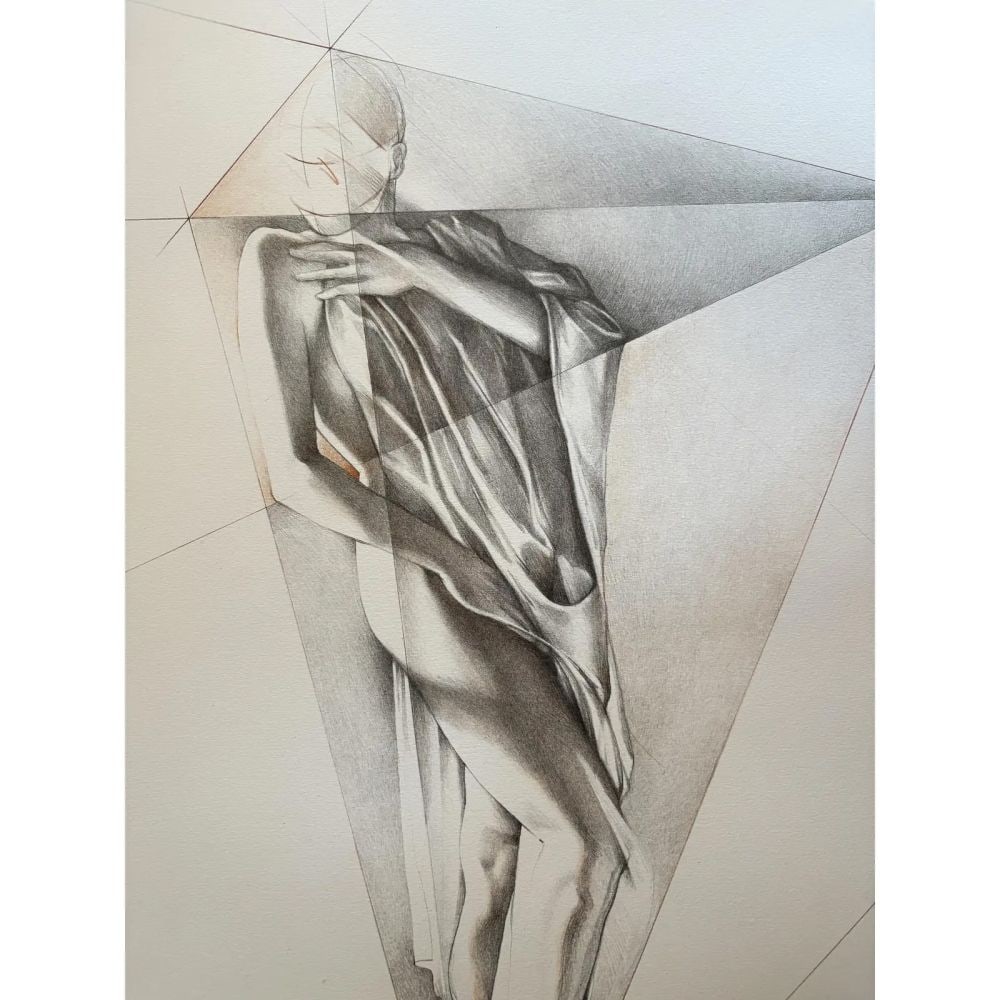 MODERNIST LITHOGRAPH SIGNED - 2