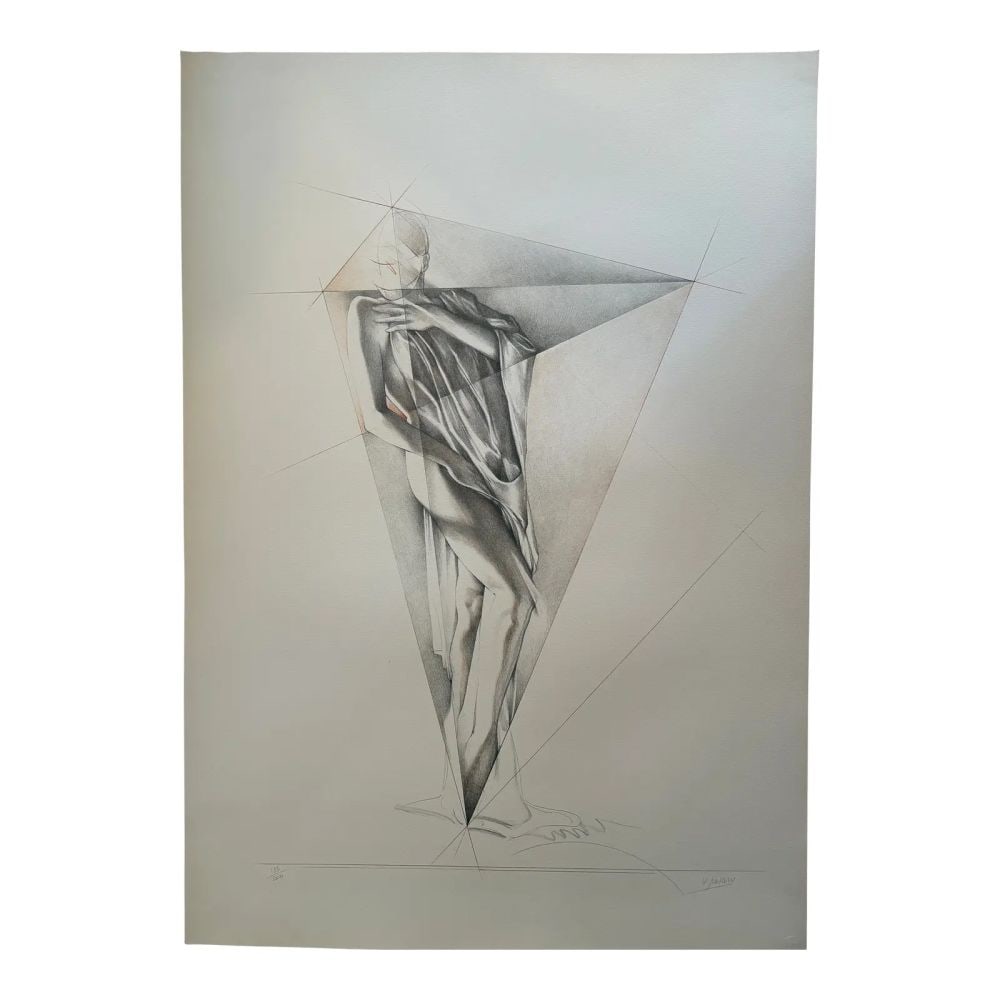 MODERNIST LITHOGRAPH SIGNED - 5