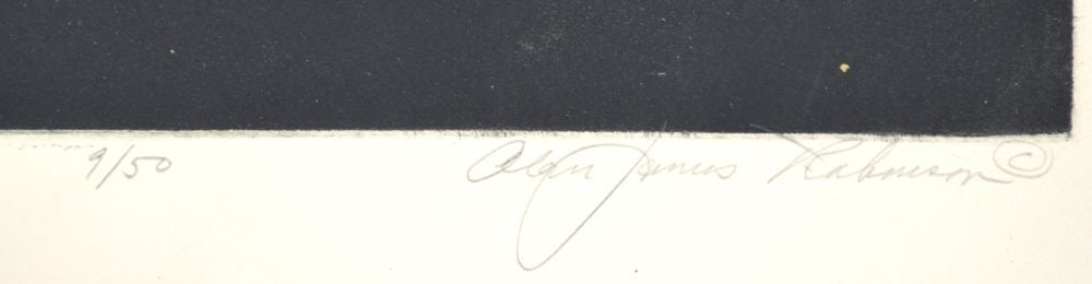 ALAN JAMES ROBINSON SIGNED MODERNIST ETCHING - 4