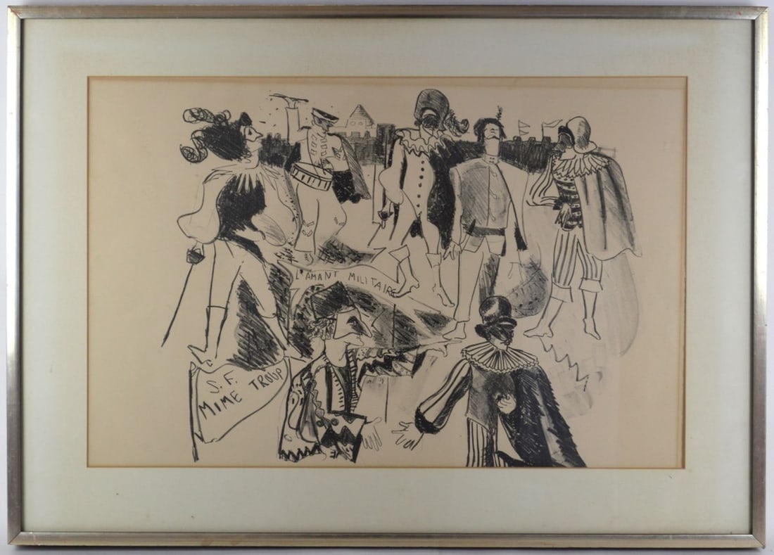 MODERNIST LITHOGRAPH SIGNED - 2