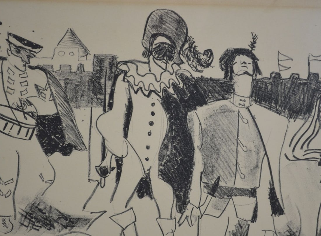 MODERNIST LITHOGRAPH SIGNED - 4